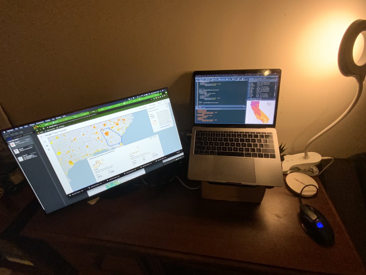 tammyaa's tweet photo. @hrdbacot Dari makeshift laptop stand pake kerdus jadi bisa nabung beli monitor+laptop arm beserta meja kursi yang agak lebih proper https://t.co/OKSDy8dZ9l