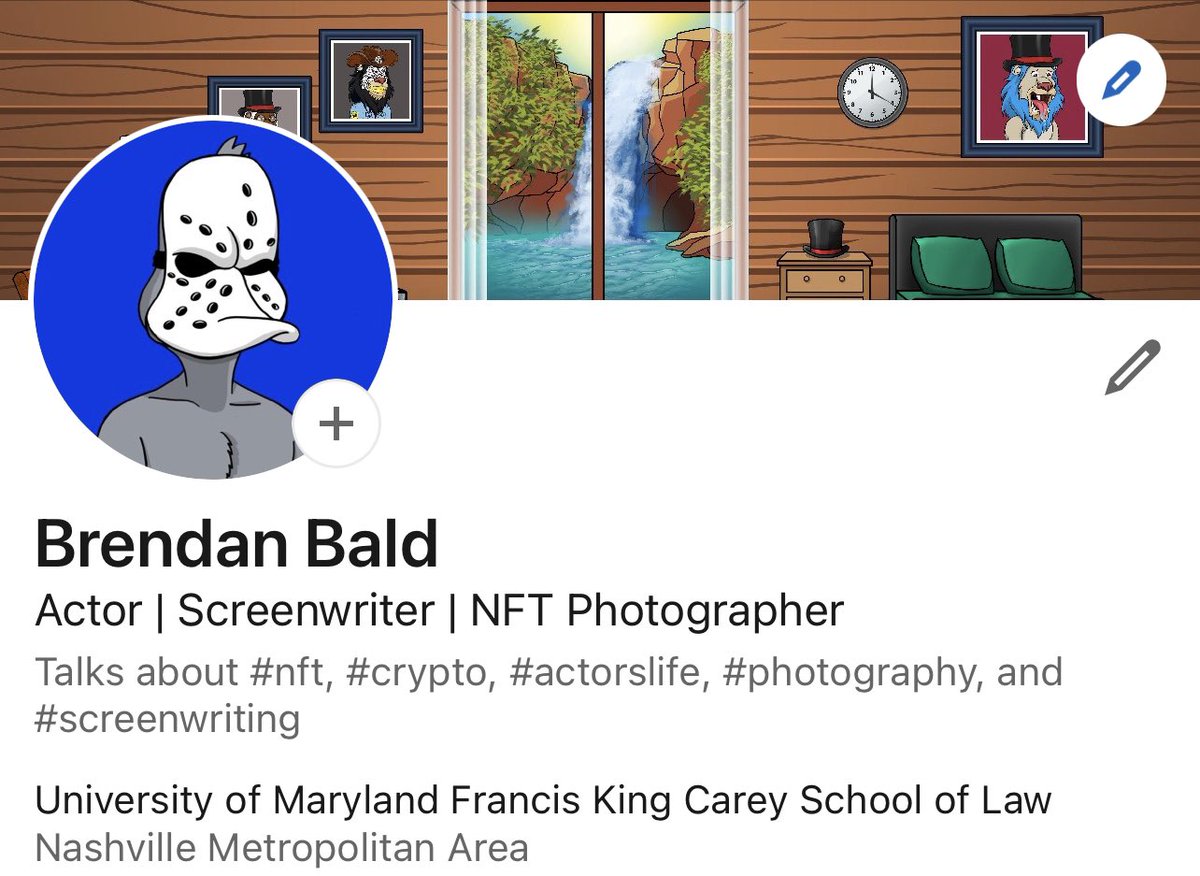BrendanBald's tweet image. My LinkedIn pfp is now officially my @noncoducks !!!
