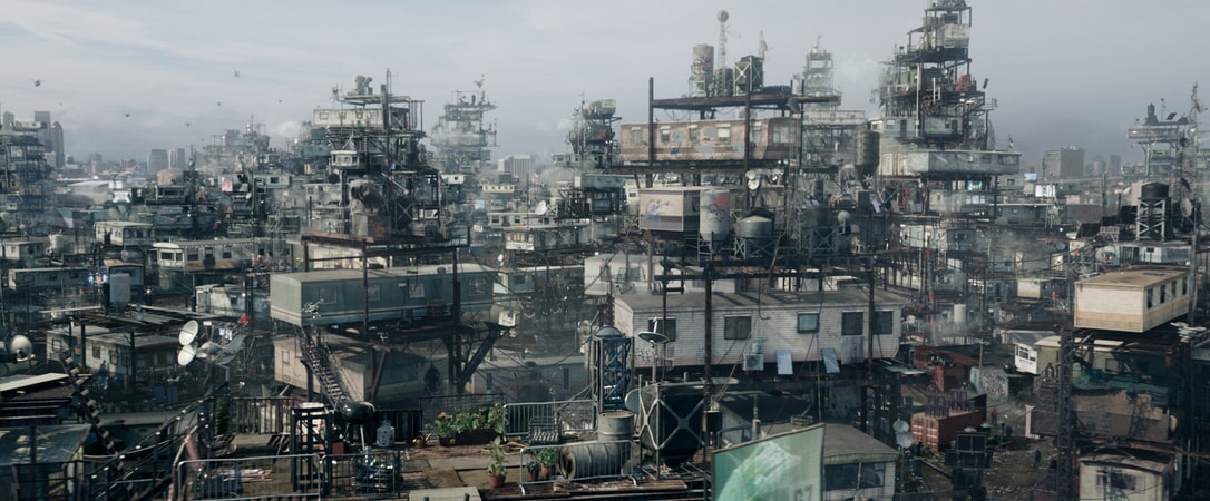 debydebp's tweet photo. #BCM325 #ReadyPlayerOne
The different cityscapes between real world and virtual world (Oasis). Majestic cityscape that full of metal, screens and signal receivers. https://t.co/YYwKGuNIAa