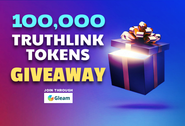 TruthLinkio's tweet photo. 🎁We’re pleased to announce the beginning of the TruthLink Pre-Launch Giveaway🎁
🏆100,000 TruthLink tokens will be distributed between 50 randomly chosen winners🏆

Follow the link to take a part:
➡️ https://t.co/R1jE3j1Ieb

#Giveaway #cryptocurrencies #ICO #newtoken #RETWEEET https://t.co/K9uH1faFeN