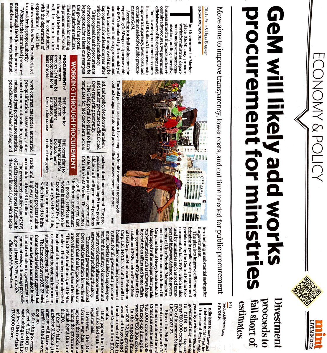 A much needed addition to @GeM. The original objective was to bring all procurement on one transparent accountable efficient portal <a href="/FinMinIndia/">Ministry of Finance</a> <a href="/DoC_GoI/">Dept of Commerce, GoI</a> <a href="/PMOIndia/">PMO India</a>
