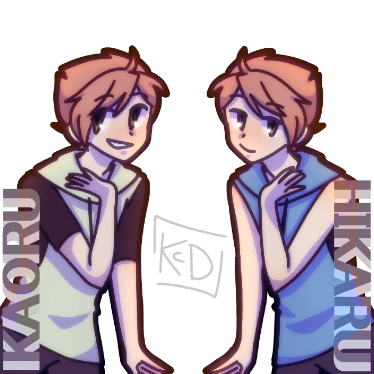 KitzuCannotDraw's tweet photo. Yesterday i started and finished OHSHC :) 
I love the twins <3 
#OHSHC #hitachiinbrothers #hikaruandkaoru #hostclub https://t.co/nHHTIVyQhg