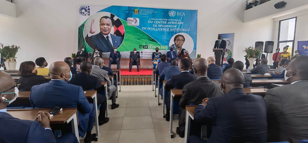 date_africa's tweet photo. 🇨🇬Congo : Le Centre africain de recherche intelligence artificielle (CARIA) a lancé officiellement ses activités le 24 février 2022, dans l’enceinte de l’Université Denis Sassou-N’Guesso, de Kintélé, site qui abrite provisoirement ledit centre.
#utdacongo #utdainfo https://t.co/EpBsbj83uv