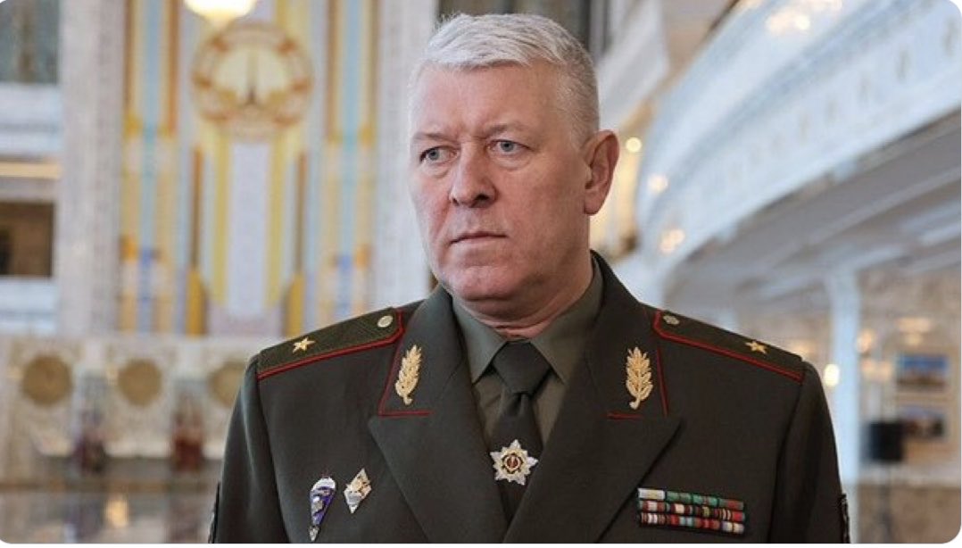 XianGuiE's tweet photo. @KremlinRussia_E Belarusian Chief of General Staff Viktor Gurevich, for refusing to fight Ukraine. announced his resignation.
A true soldier is a man first!
#PutinIsDevil https://t.co/WfdX7YQicP