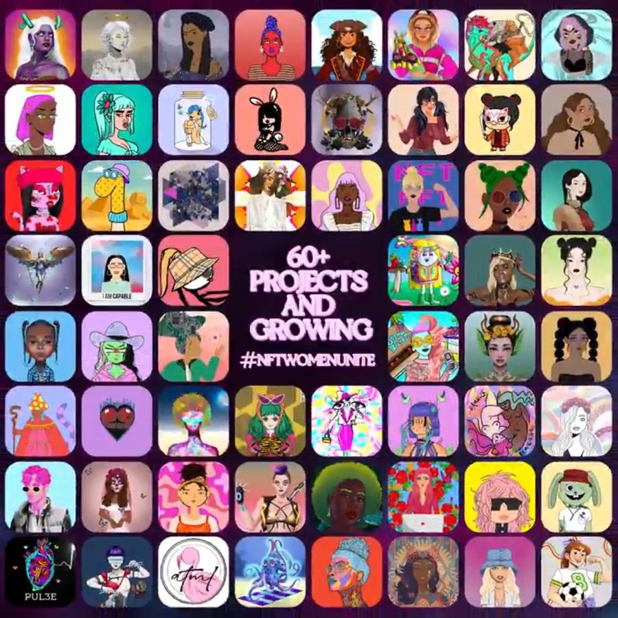 When #NFTWomenUnite ❤️

Celebrate International women's day with your favourite women-led projects 😊

#WomensHistoryMonth #IWD #IWD22