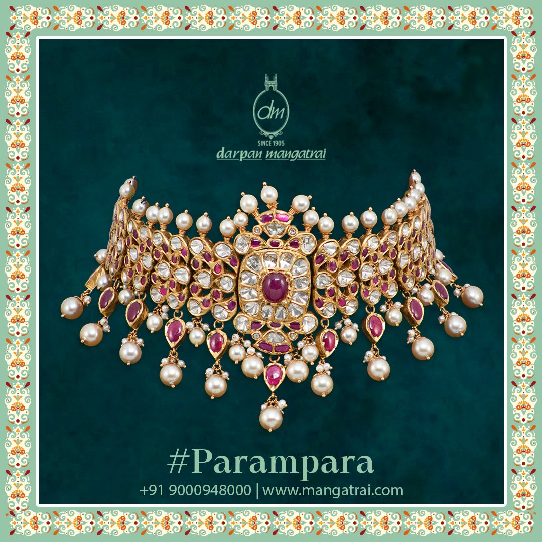 This beautiful kundan set is everything classic and regal! #TheParamparaCollection

Connect with us regarding our products at +91 9000948000 (Call/WhatsApp) or bit.ly/3xSoDnB
.
Darpan Mangatrai Jewellers,
Punjagutta, Hyderabad
.
#Darpanmangatraijewellers