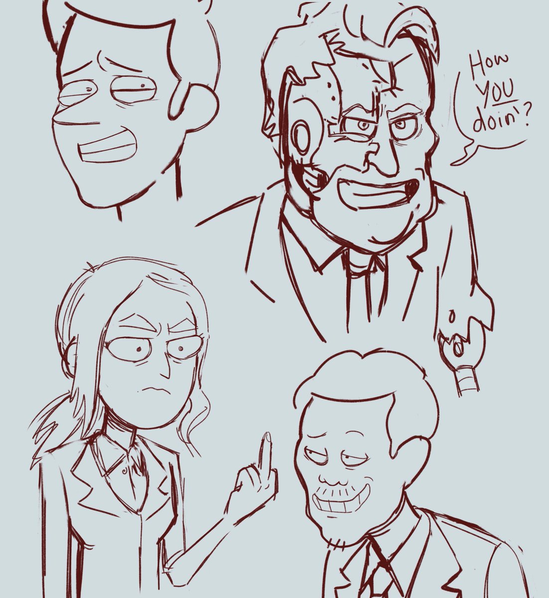 Rewatching #InsideJob n doodlin’.. when’s season 2 tho?!