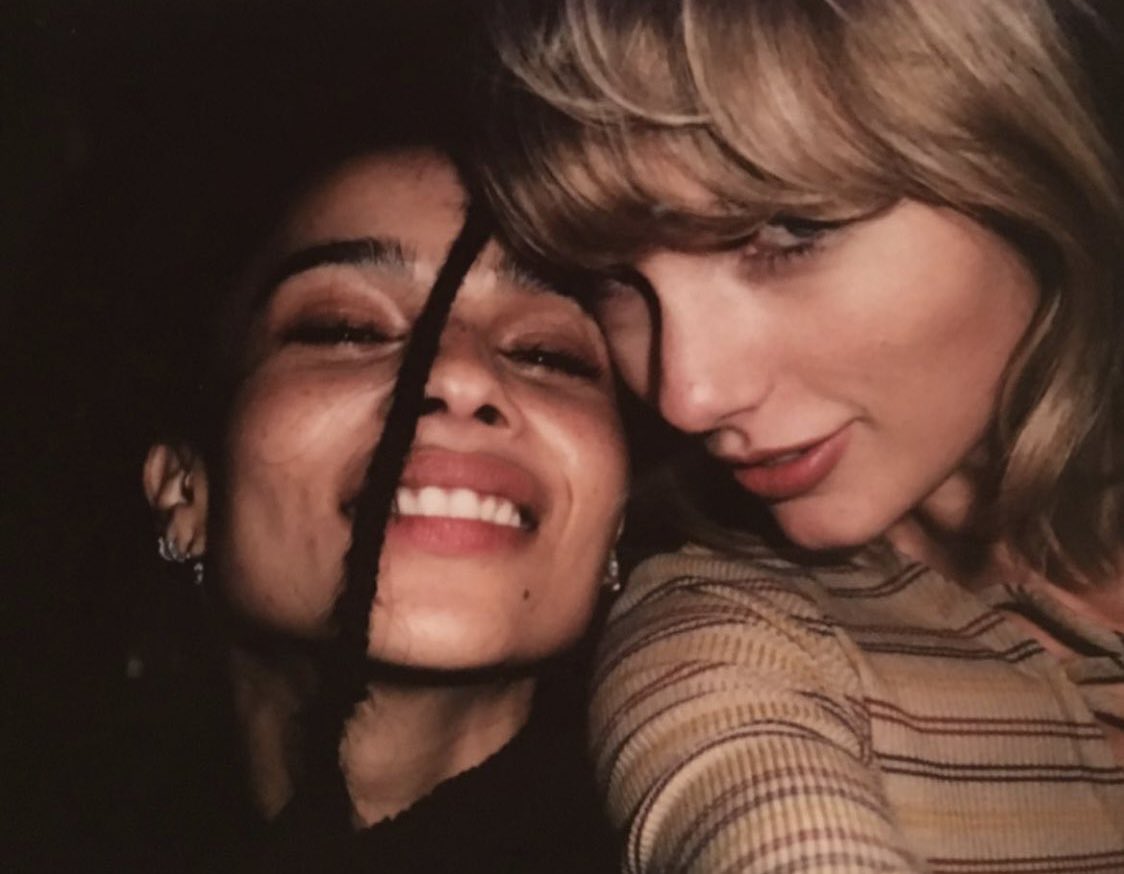 cat woman (zoe kravitz) and cat lady (taylor swift)