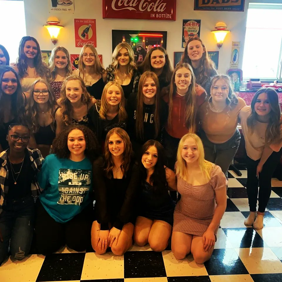 BDanceT's tweet photo. Today we celebrated this amazing team of ours that we were so priveleged to coach. Thank you to our beautiful dancers for sharing your time, talents, and lives with us this season. 🖤💛🖤💛 #bdtHUH https://t.co/ehJCuMHA5d