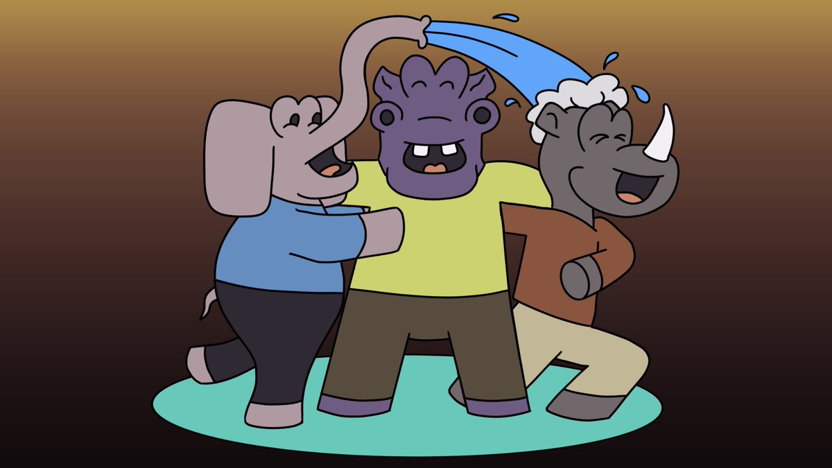 Friends

#procreate #art #digitalart #animals #hippo #rhino #elephant #friends #cartoon