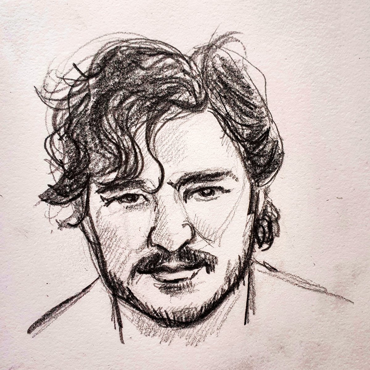 m1nature's tweet photo. This is a Pedro Pascal fan account masquerading as an art twitter.

#sketchbook #pencilsketch #ArtistOnTwitter #pedropascal https://t.co/Jdl6AKKUN9