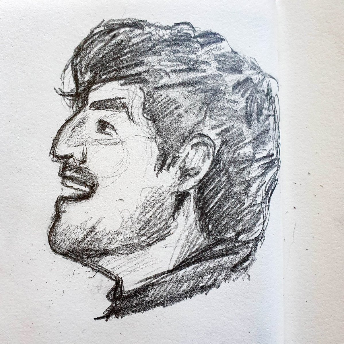 m1nature's tweet photo. This is a Pedro Pascal fan account masquerading as an art twitter.

#sketchbook #pencilsketch #ArtistOnTwitter #pedropascal https://t.co/Jdl6AKKUN9