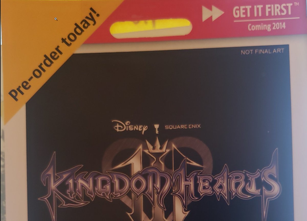 gormlesst's tweet photo. I've moving and unearthed this relic #KingdomHearts #preorder #RIP #FutureShop https://t.co/HSDcBTr7CO