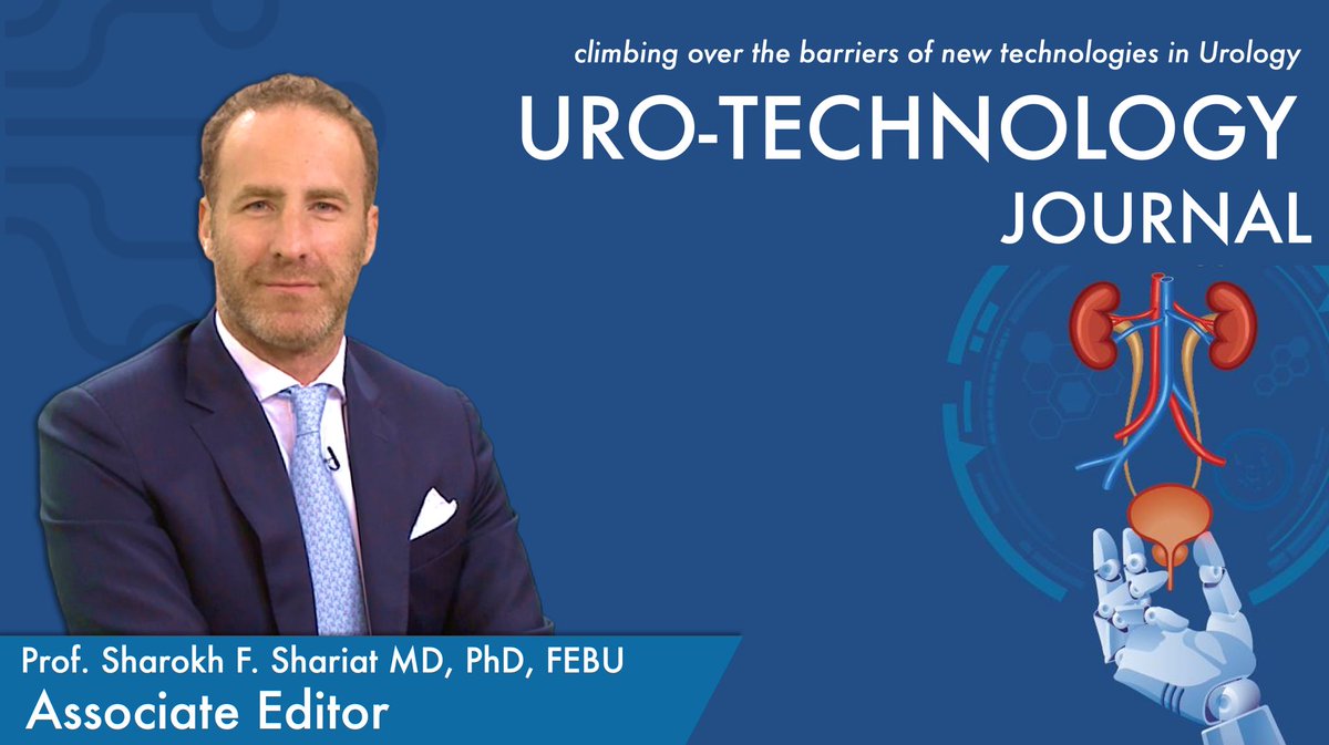 Uro-technology Journal (UTJ) (@urotech_journal) on Twitter photo 👏 We are pleased to introduce our new <a href="/urotech_journal/">Uro-technology Journal (UTJ)</a> editorial members
👨⚕️Dr. Shahrokh F. Shariat, <a href="/DrShariat/">Shahrokh F. Shariat</a> Associate Editor
🎓Professor and Chairman, Department of Urology, Comprehensive Cancer Center, Medical University of Vienna <a href="/Uro_MedUniWien/">Urologic Oncology Research MedUni Vienna</a> <a href="/Uroweb/">European Association of Urology (EAU)</a> <a href="/AmerUrological/">Amer. Urol. Assn.</a> 👏 We are pleased to introduce our new <a href="/urotech_journal/">Uro-technology Journal (UTJ)</a> editorial members
👨⚕️Dr. Shahrokh F. Shariat, <a href="/DrShariat/">Shahrokh F. Shariat</a> Associate Editor
🎓Professor and Chairman, Department of Urology, Comprehensive Cancer Center, Medical University of Vienna <a href="/Uro_MedUniWien/">Urologic Oncology Research MedUni Vienna</a> <a href="/Uroweb/">European Association of Urology (EAU)</a> <a href="/AmerUrological/">Amer. Urol. Assn.</a>