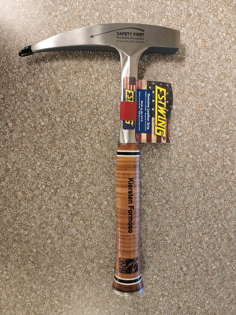 Engraved 2024 estwing hammer