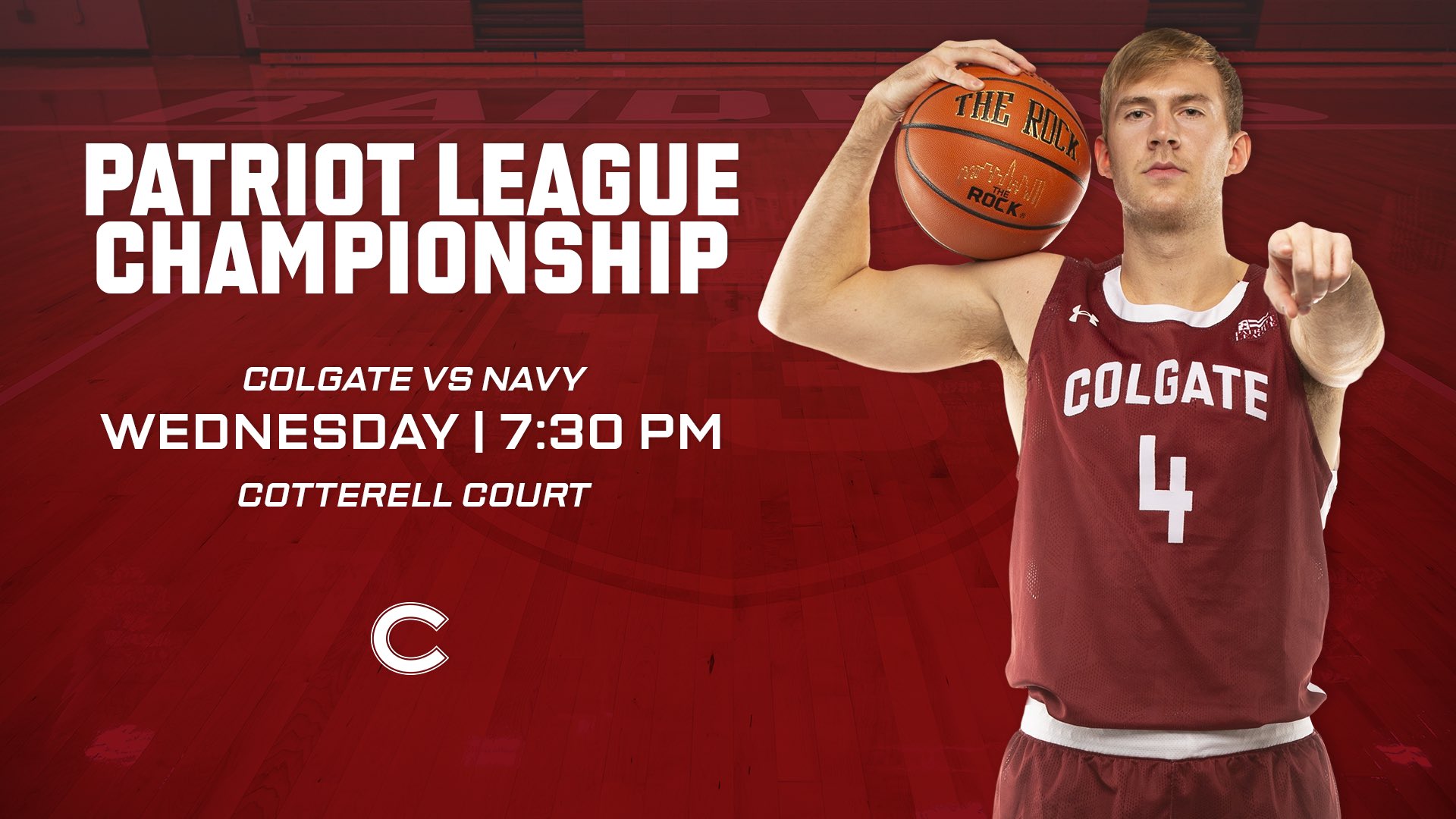 Colgate Men's Basketball on Twitter "The stage is set. We’ll host Navy