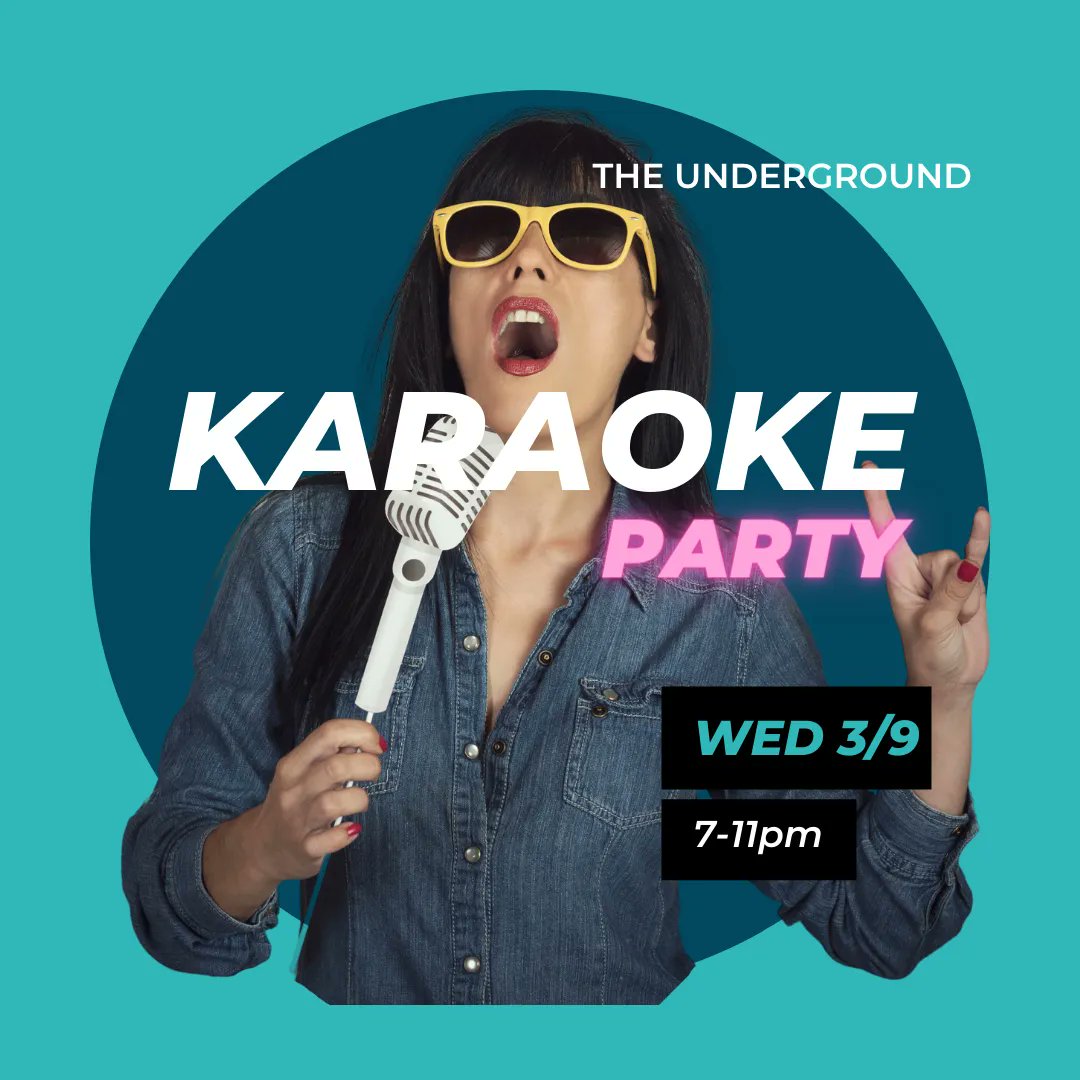 TheUGWooster's tweet photo. Get ready to sing your heart out. Grab your friends for a Karaoke Night! Wednesday 3/9, 7-11pm.

COW Card and ID needed for entry. https://t.co/kGoSvLWWU0
