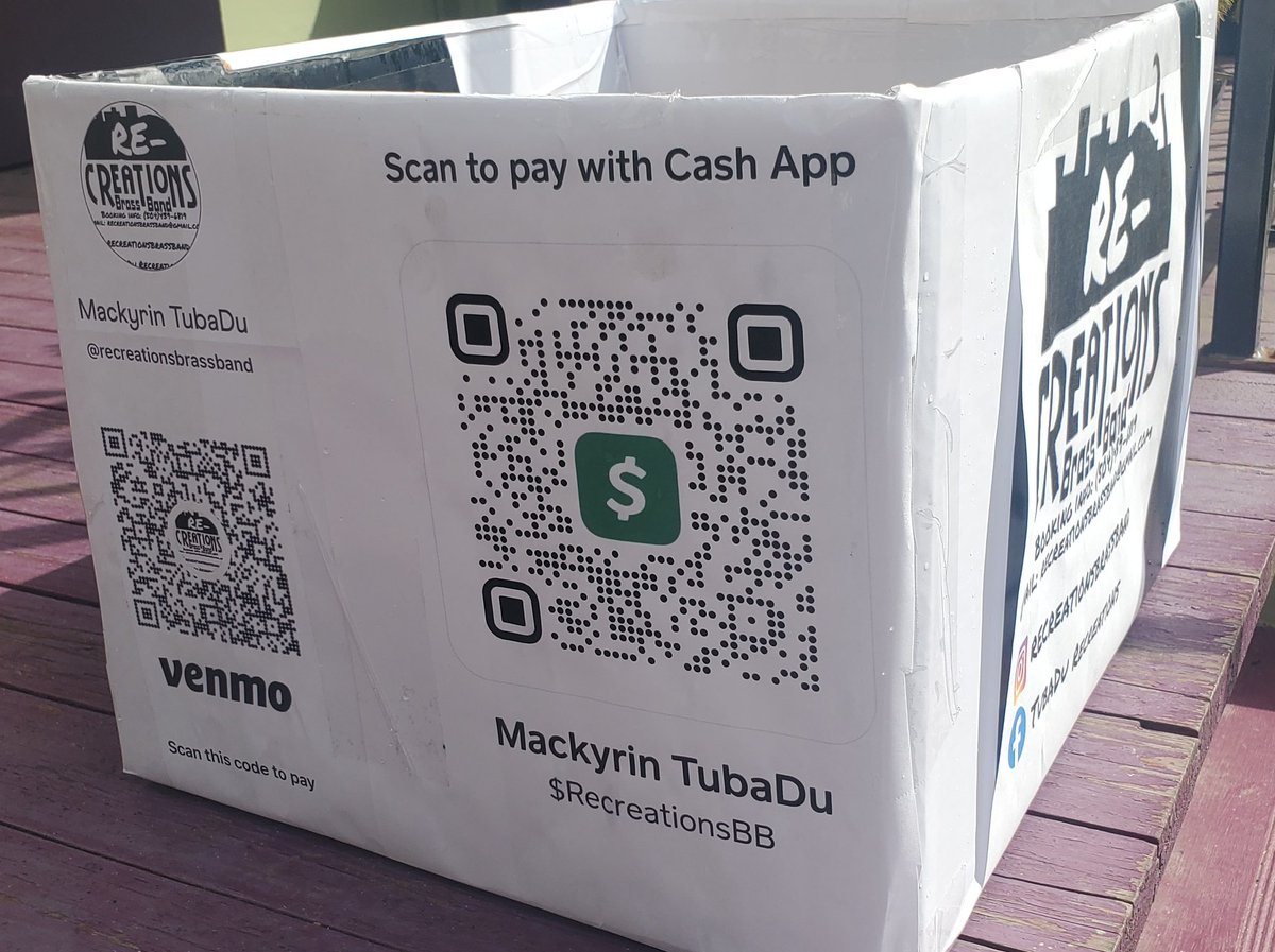 Give these kids a follow and always remember to tip the band!