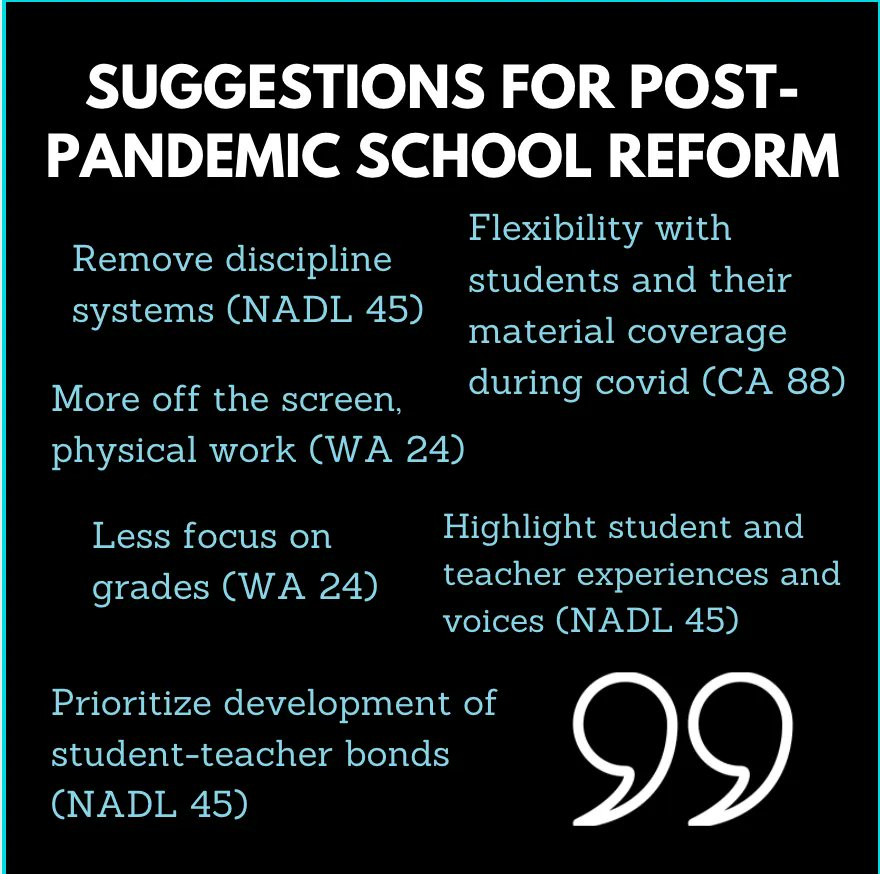 What are your suggestions for post-pandemic school reform?
100daysofconversations.org/insight-what-d…