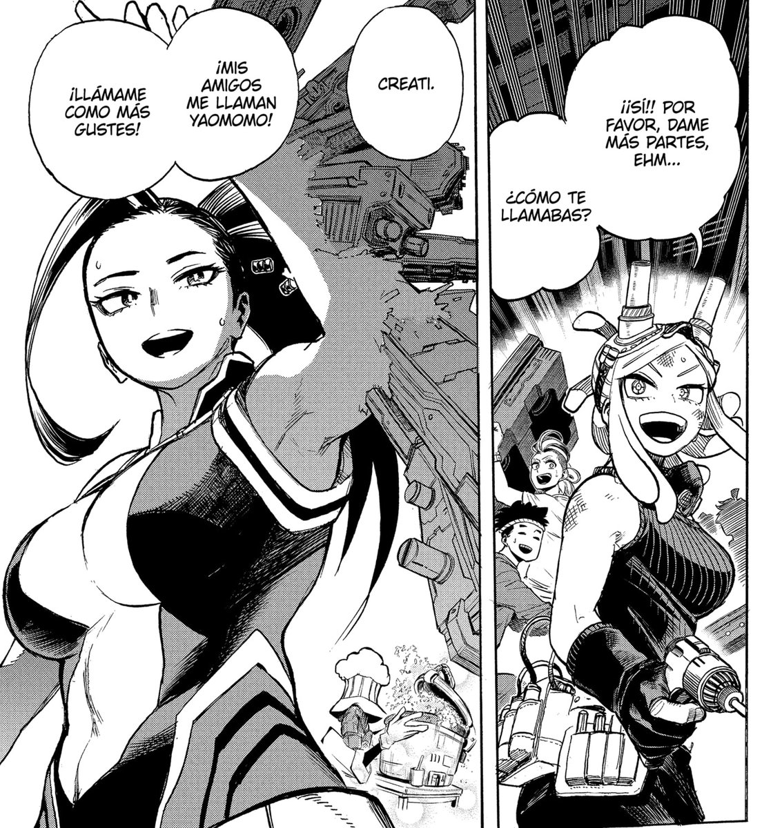 Momo's tummy ๐ญ๐ glad she's there doing more stuff and even interacting with Mei. Nice stuff. Smart people collab, I hope this gets an extra or smth in the volume. Imagine if it's the only name Mei learns after so long? Haha