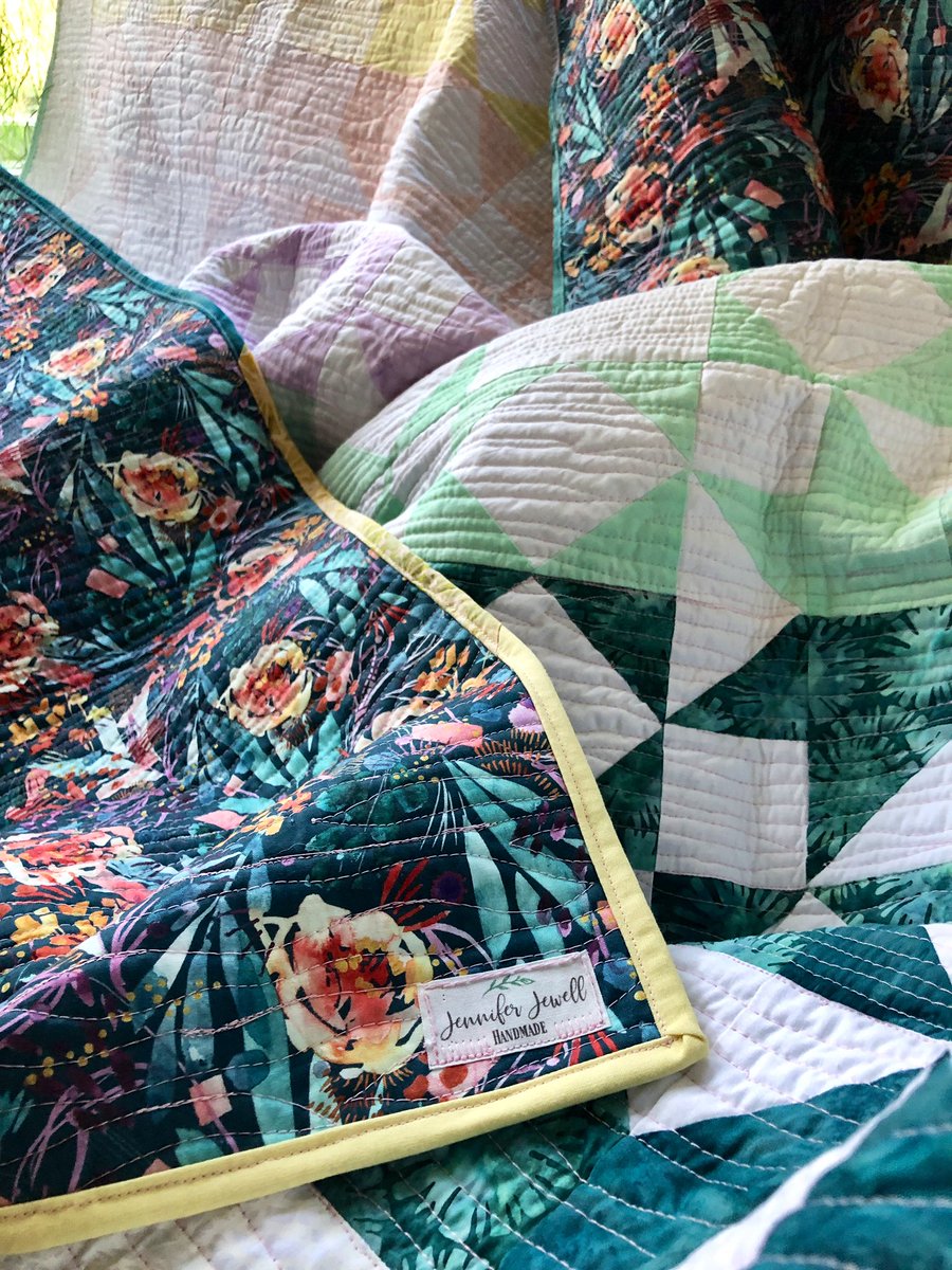 Coach_Jewell's tweet photo. While the work production has been a bit slower, quilts are still being finished! This one has been labeled, washed, and is ready to travel up the East Coast to a sweet friend! #WeddingGift #TheQuiltThatJewellMade https://t.co/01vKOwK20M