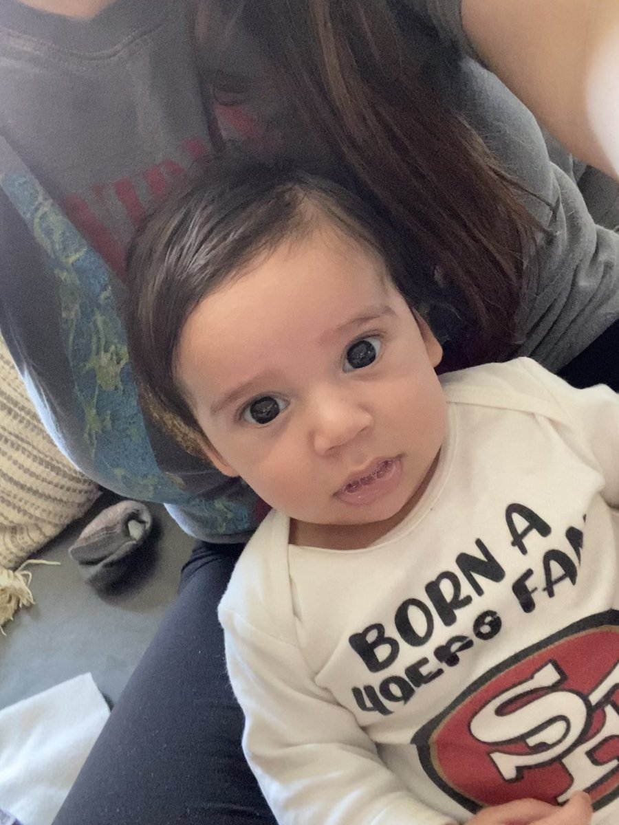 Bodizapha15's tweet photo. Starting him young #49ers ☺️🙏🏽 https://t.co/1NLKf6jO3l