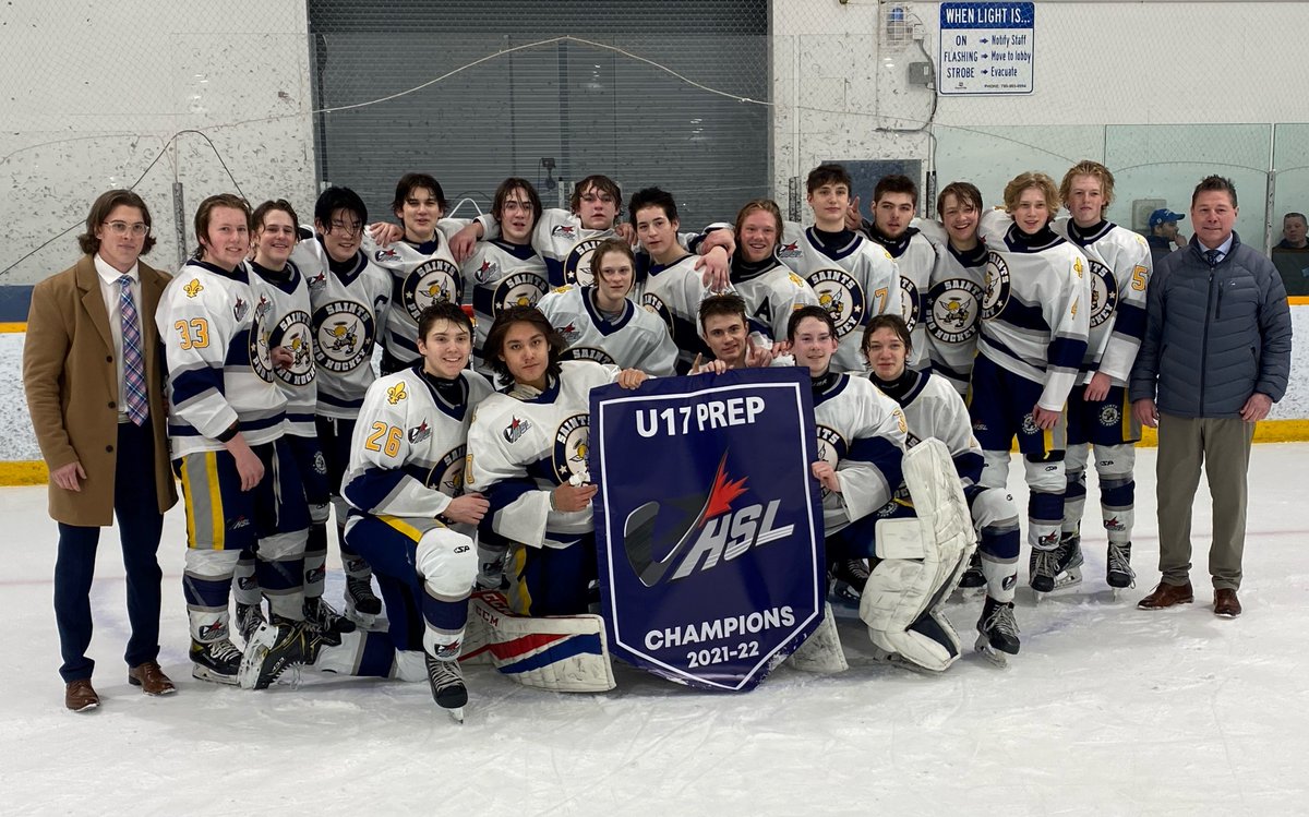 Congratulations to Saints Pro Hockey Academy, who are the U17 Prep HSL Champions, with their 3-0 win over Sharpshooter Academy!

#HSL