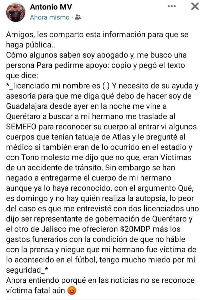 lyzmb's tweet photo. @enriquebermudez @Club_Queretaro Así quieren solucionar lo que pasó https://t.co/KAx5WAPEgu