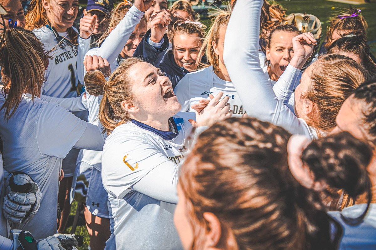 NotreDameGLD's tweet photo. Cheering on family π€ Big Sunday W βοΈ
@NDWomensLax was out in full force supporting @NDlacrosse this weekend and followed it up with a big ACC win today!
#GoIrish x #IrishOn3 https://t.co/evQegrLDXB