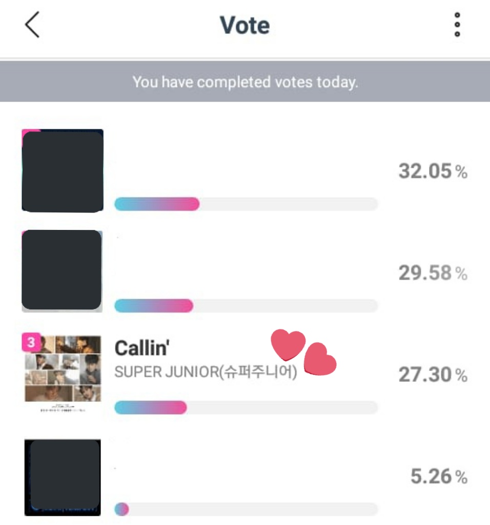 🚨🏆 SHOW CHAMPION: #SUPERJUNIOR 🏆🚨

☎️ ELF, last chance to vote for #Callin and support <a href="/SJofficial/">SUPER JUNIOR</a> in Show Champion!👇

🗳 bit.ly/3vIDG4q
⚠️ It ends today 03.07~2PM (KST)❗

📞 Quiz answers here: <a href="/ELFxIdolChamp/">IdolChampTeam ~ Quizzes</a>

#슈퍼주니어 #TheRoad_Winter_for_Spring