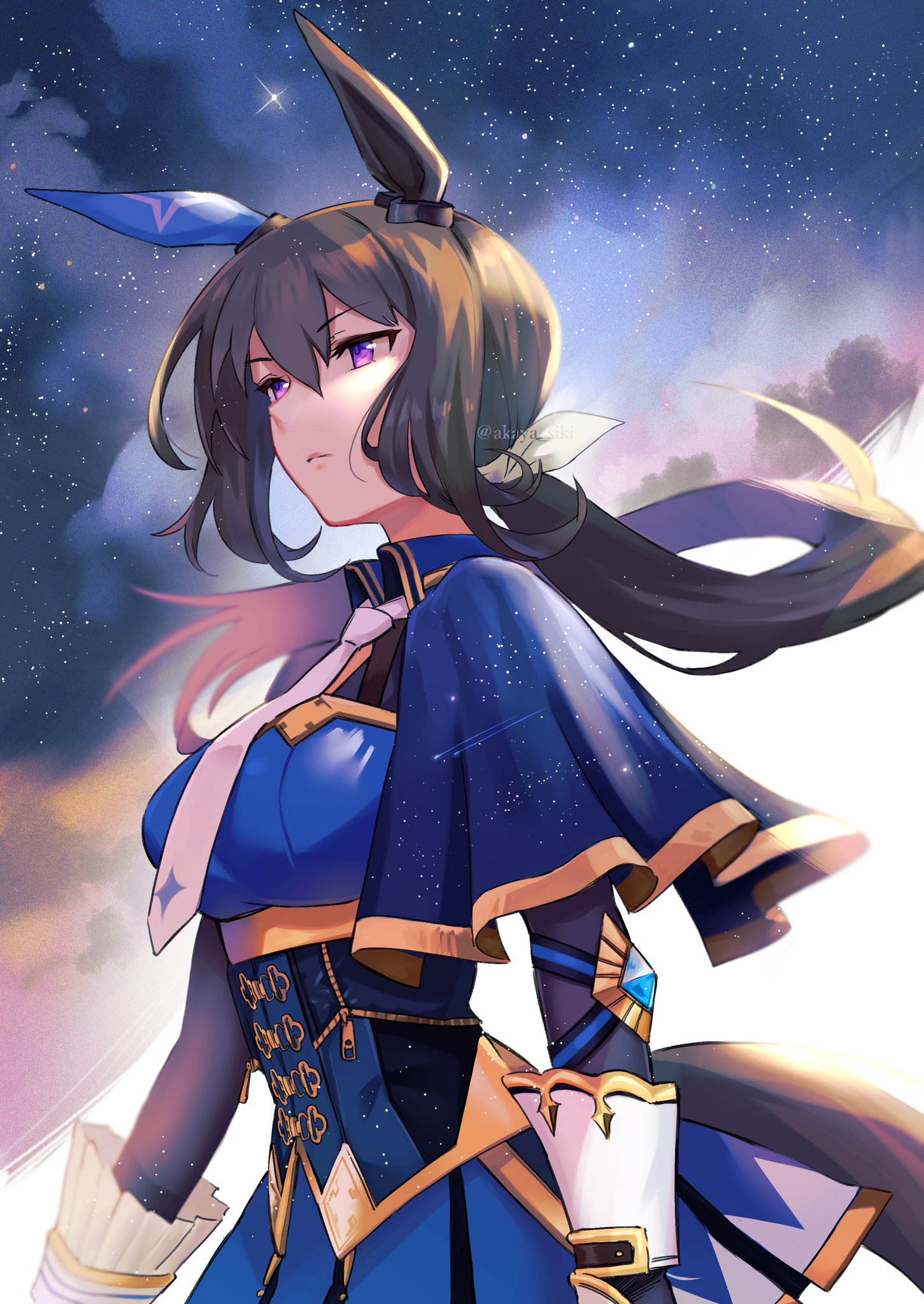 ウマ娘　ヴァイス　アドマイヤベガ　sp WS】Starry Nocturne アドマイヤベガ(サイン)【SP】UMA/W106-055