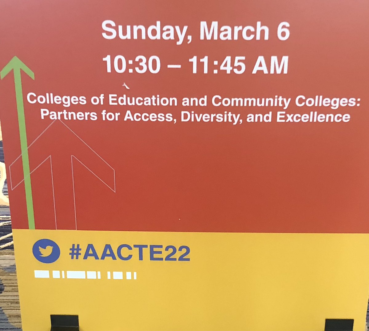 PaigeDannelley's tweet photo. So glad I attended this very last session #AACTE22. Incredible ideas for building teacher pipeline, creating good partnerships, and just overall, lifting the teaching profession. Last few days have been a GREAT learning experience for my new role as Division Chair. https://t.co/4I8jzYbIE8