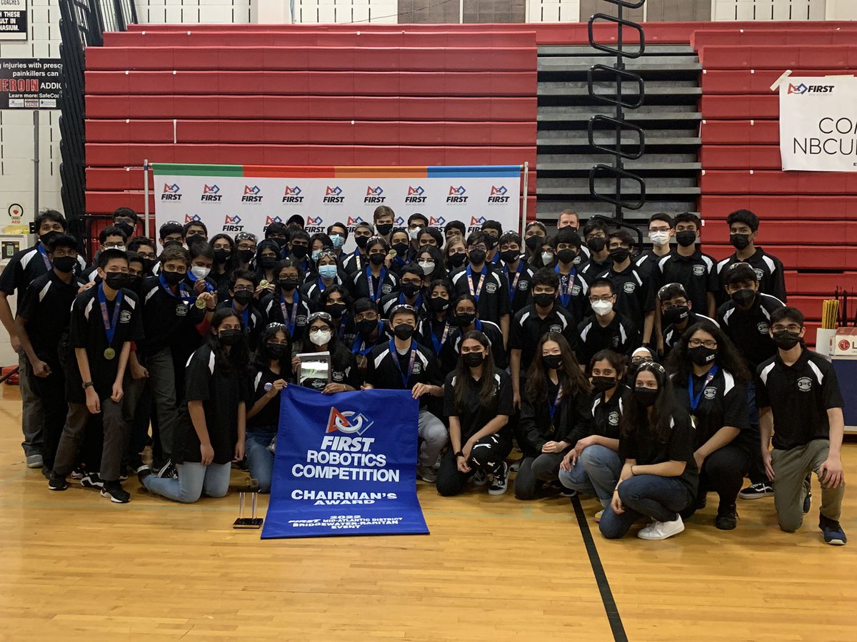 MidKnight Inventors (@frc1923) on Twitter photo 2022 Bridgewater District Chairmanās Award!
Also big congratulations to our Programming Director Aalind T. for advancing in <a href="/FRCTeams/">FIRST Robotics Competition</a> Deanās List! #omgrobots <a href="/FIRSTMidAtl/">FIRST Mid-Atlantic</a> 2022 Bridgewater District Chairmanās Award!
Also big congratulations to our Programming Director Aalind T. for advancing in <a href="/FRCTeams/">FIRST Robotics Competition</a> Deanās List! #omgrobots <a href="/FIRSTMidAtl/">FIRST Mid-Atlantic</a>