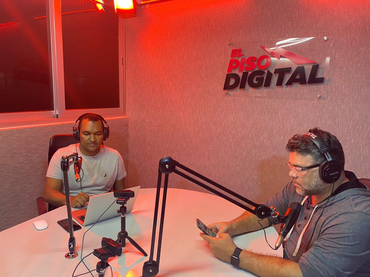 Grabando el próximo episodio del @update_rd