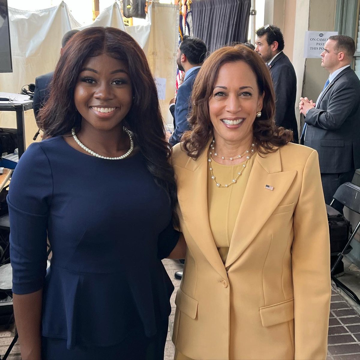 Kendra_Elysia's tweet photo. Today I had the honor of introducing the Vice President of the United States of America🇺🇸I have been attending the Selma Jubilee since I was a young girl and would have never thought that this would be my destiny❤️ More pictures are coming soon💙 #myasu #missasu https://t.co/qIgzCIutdk