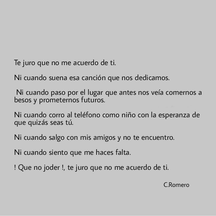 justC_Romero's tweet photo. Te juro que no me acuerdo de ti💜 https://t.co/0hJ2pJQxPv