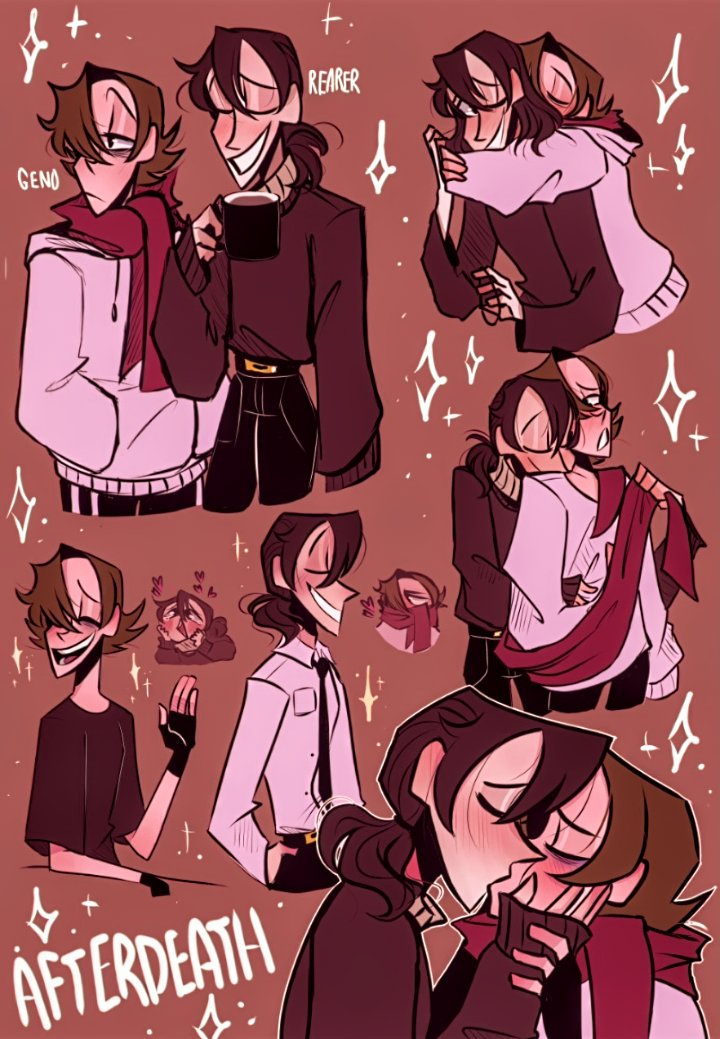 SunFlow59118670's tweet photo. Geno y Reaper.
I always imagine Geno with brown hair than white. I think he looks cute with this kind of color.

Siempre me imaginé a Geno con cabello castaño que blanco JAKAJAJAJ
#sanscest #afterdeath #undertale #genosans #Reapersans #aftertale https://t.co/WpoqojjaIQ