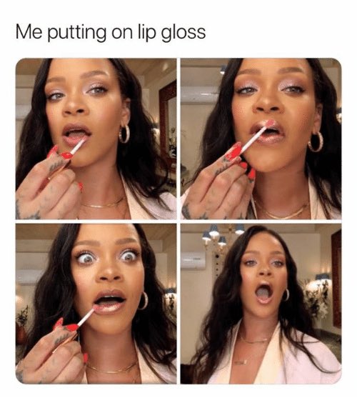 GlossCrypto's tweet photo. Me after buying CryptoGloss 💄 #nft #NFTCommunity #WomenInNFTs https://t.co/TaIlJPvQuU