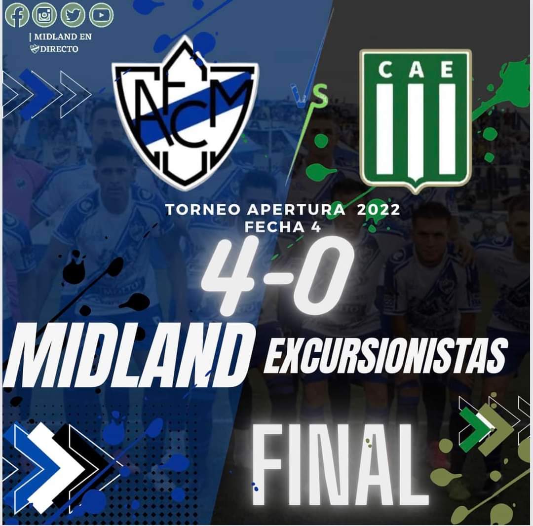 Midlandendirect's tweet image. #FutbolProfesional | FINAL DEL PARTIDO

El funebrero goleo por 4 - 0 a Excursionistas con goles de Nicolás Nobile (gol olímpico) Maximiliano Resquin, Damian Salvatierra, y Federico Pellegrino