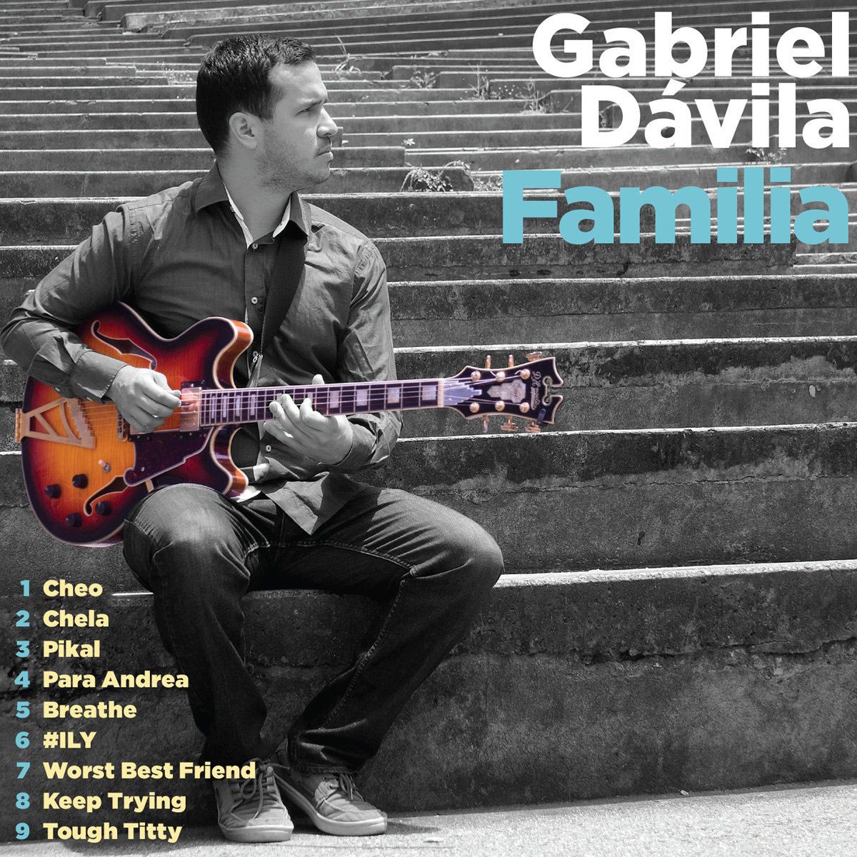 dbustamante1's tweet photo. Gabriel Davila: guitarrista, compositor y docente. 
Sus álbumes “Uno” (2014) y “Familia” (2016). 
#Alaire #Paginasdeljazz @GabrielEDavila https://t.co/6TQ2MPhc9p