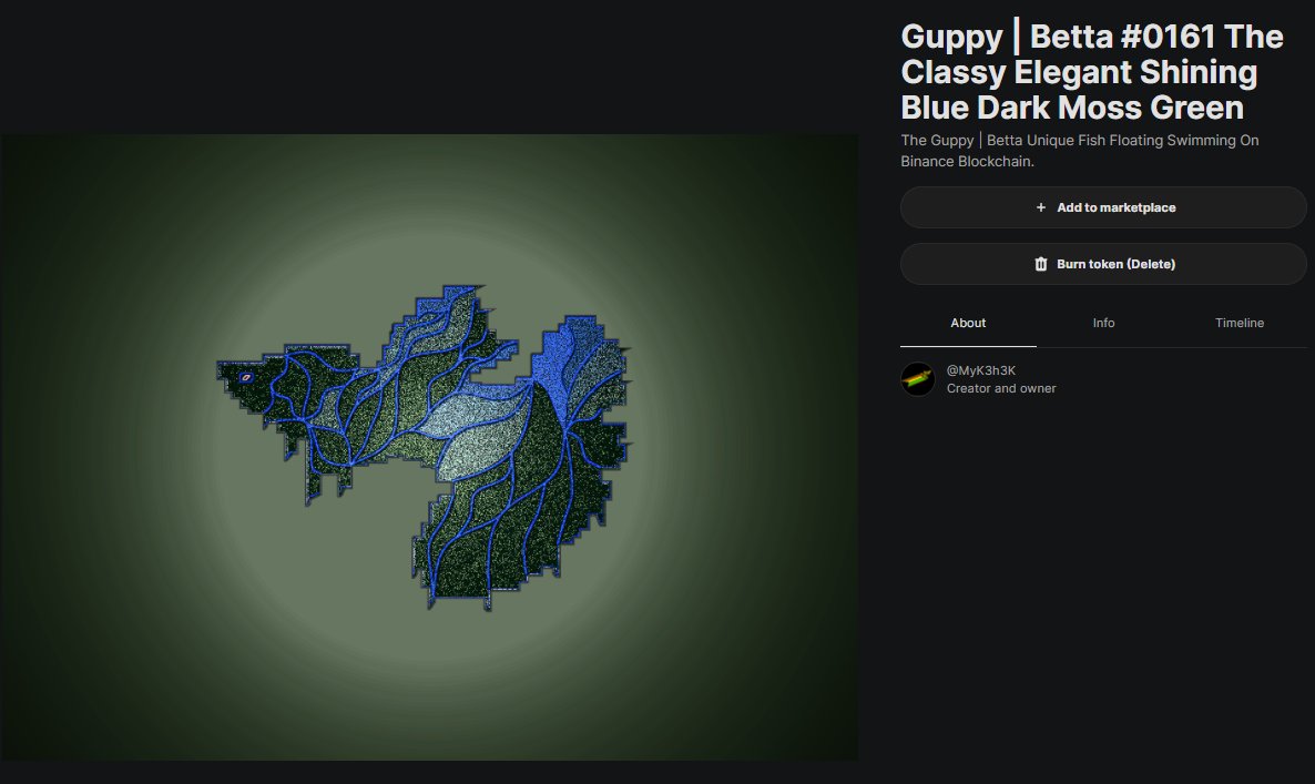 Hai Hai Hello aLL.. Free To Check My Fish Pond.
Come Take a Look.. Catch Grab &amp; Adopt!
0.02bnb Only!🔥
0.02bnb Only!🔥
0.02bnb Only!🔥
Check It Out Guy!!
#pentasio #NFTCommunity #nftcolllectors #nftmalaysia <a href="/pentas_io/">Pentas | NFT Marketplace</a> <a href="/Pentasian/">PENTASIAN</a> 
Please Visit :
app.pentas.io/user/0x738e4b5…