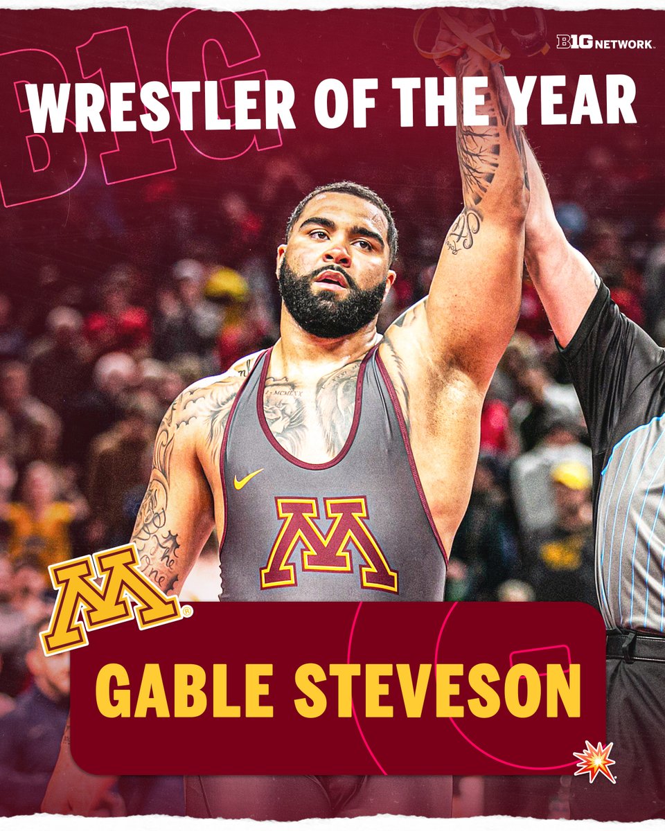 It's safe to say, everyone enjoyed the show @GableSteveson! @B1GWrestling 𝗪𝗿𝗲𝘀𝘁𝗹𝗲𝗿 𝗼𝗳 𝘁𝗵𝗲 𝗬𝗲𝗮𝗿