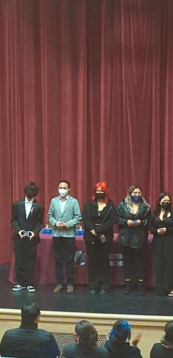 EnhsTheatre's tweet photo. Congrats to our CougarCast for receiving Alternate at the District 31-6A Zone A UIL One Act Play Contest! Special shout-out to those who got individual awards: 
All-Star Cast: Arianna Salinas
Honorable Mentions: Darrell Gamez, Alejandro Lopez
Tech Award: Nolan Salinas - Lights https://t.co/PsUO0NXG0U