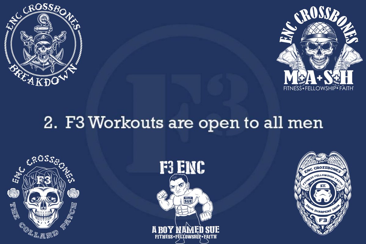 F3ENC's tweet image. Start your work week with us:

#prayfirst
#breakdown by @F3Stabler
#mash by Quickshot (@_KyleCross) with #stormtroopers
#thecollardpatch by @f3FruityPebbles 
#aboynamedsue by @F3PunchOut 

#f3enc
#f3nation
#JustDoIt