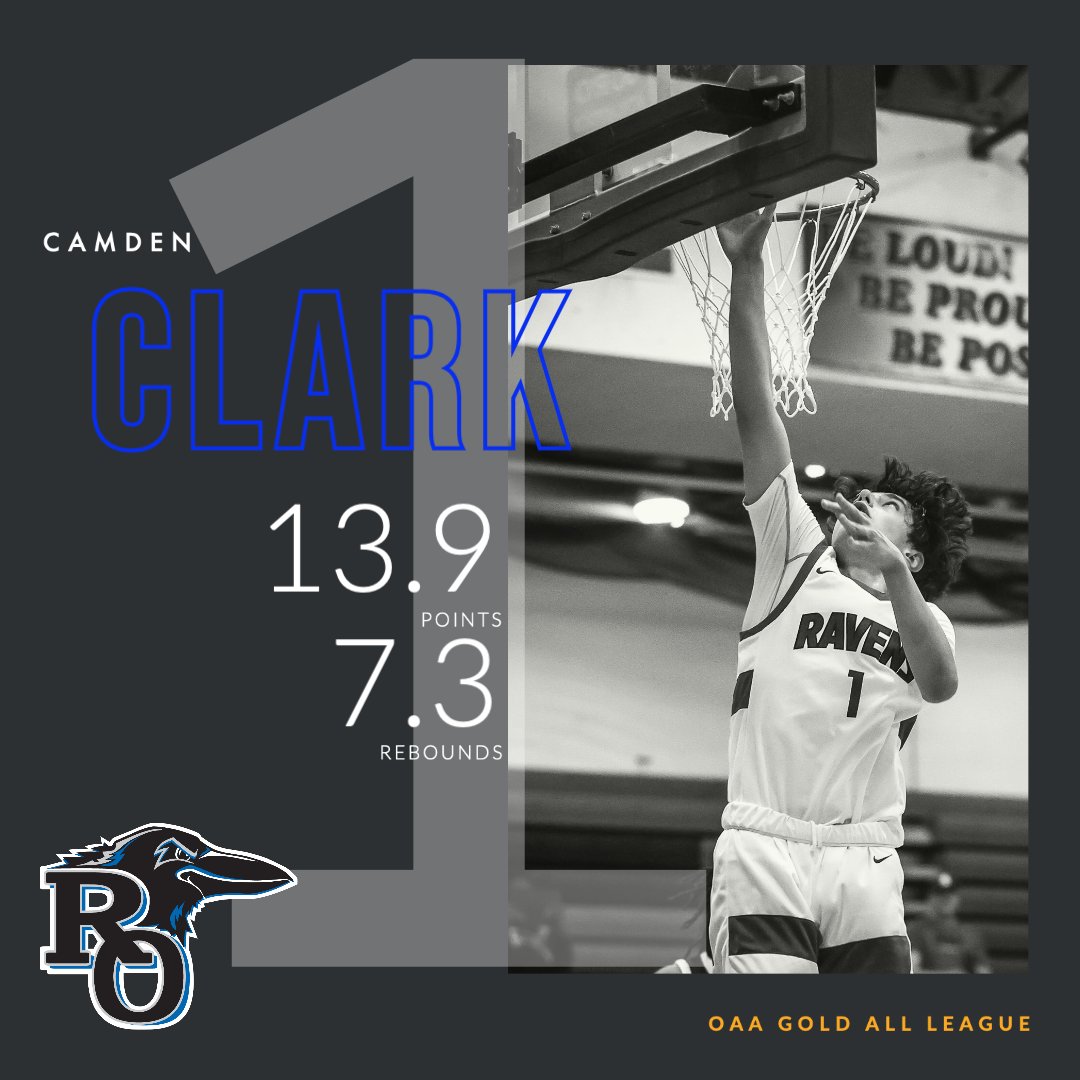 Congratulations to junior Dylan Hofmann and sophomore Camden Clark on earning OAA Gold All League honors!