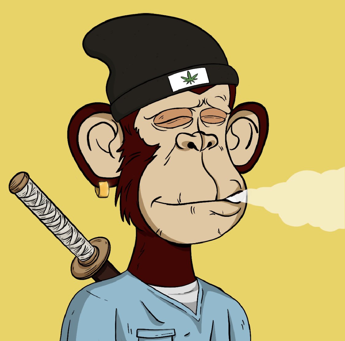 Stoner Ape Club NFT Giveaway 💨

To Enter:
- Follow me &amp; <a href="/TheStonerApes/">Stoner Ape Club</a> 
- Like &amp; RT this post 
- Tag 3 friends! 

BONUS ENTRY if you follow my instagram: instagram.com/absylily

I’ll be checking 👀

⏰ Winner picked in 48 hours.