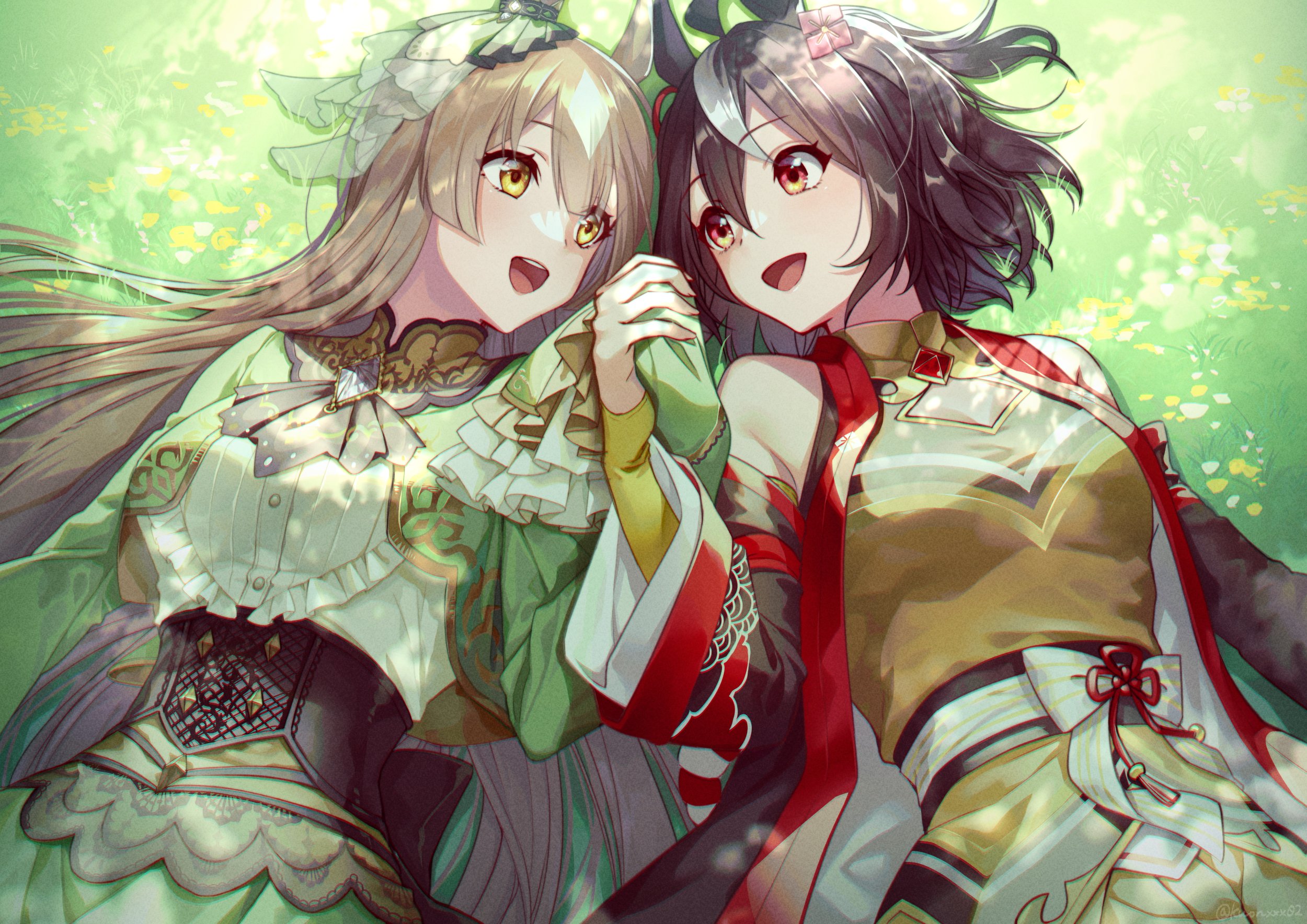 紅月/K ＜イラスト/立ち絵/Vtuber・Live2D用パーツ分け立ち絵