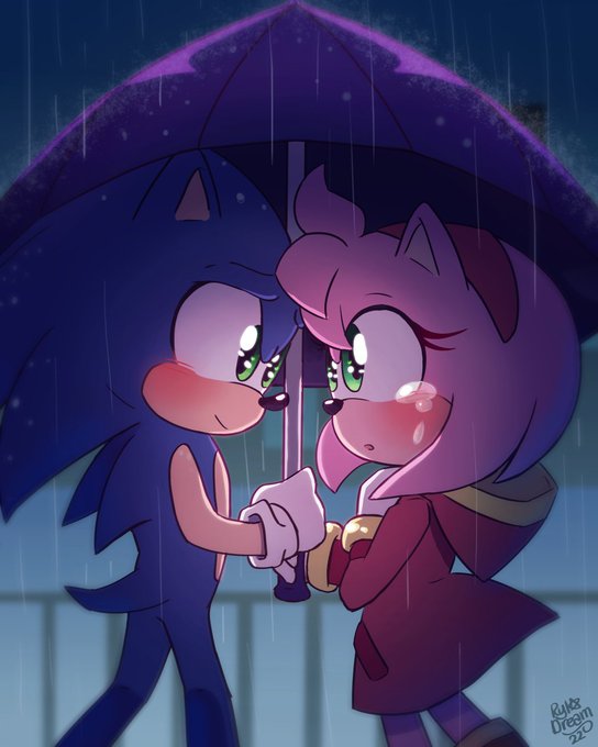 Project: Sonamy on X: nice try amy~ artwork by @Raitochan3
