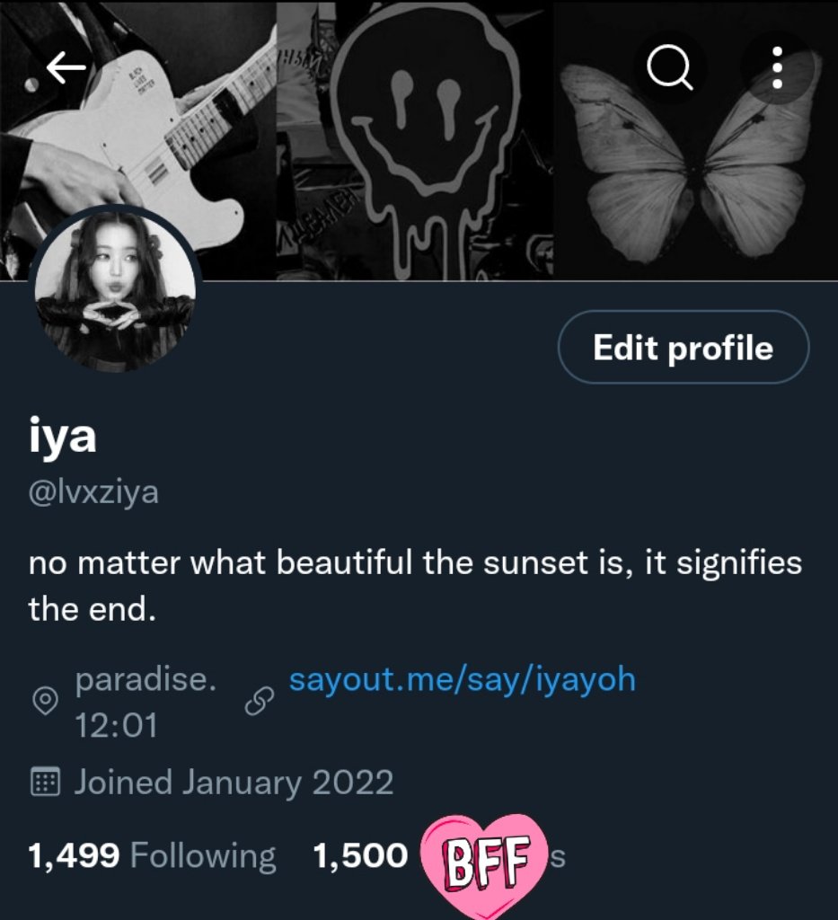 lvxziya's tweet photo. HELLOOOOOOOOO, HAPPY 1,500 BFF'S!! ILY'ALL <3 https://t.co/DVCZC6jPxv