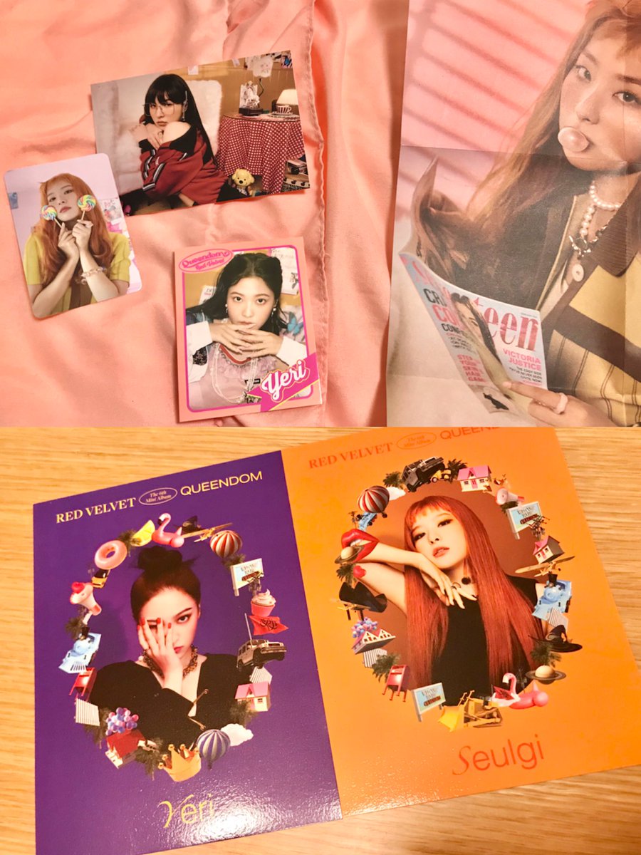 365_icecream's tweet photo. 【拡散希望】
#RedVelvet #Queendom #交換
写真の
#GirlsVersion
#QueensVersion
どれでも
#JOY ちゃんと交換希望です。
郵送にて。
リプDMお待ちしております❗️
#トレカ交換
#RedVelvetQueendom https://t.co/jOMchOHTO7